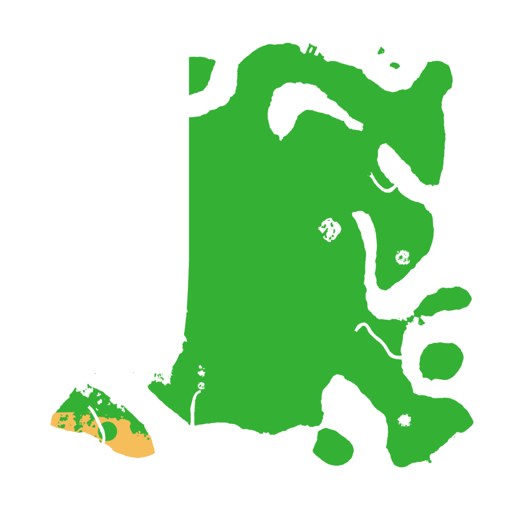 Biome Rust Map: Procedural Map, Size: 3550, Seed: 413845