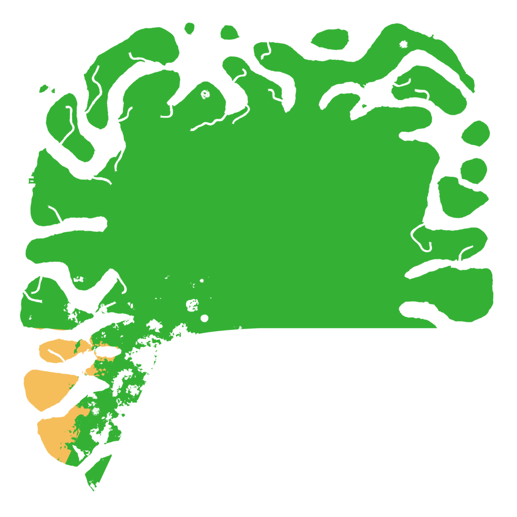 Biome Rust Map: Procedural Map, Size: 6000, Seed: 9542