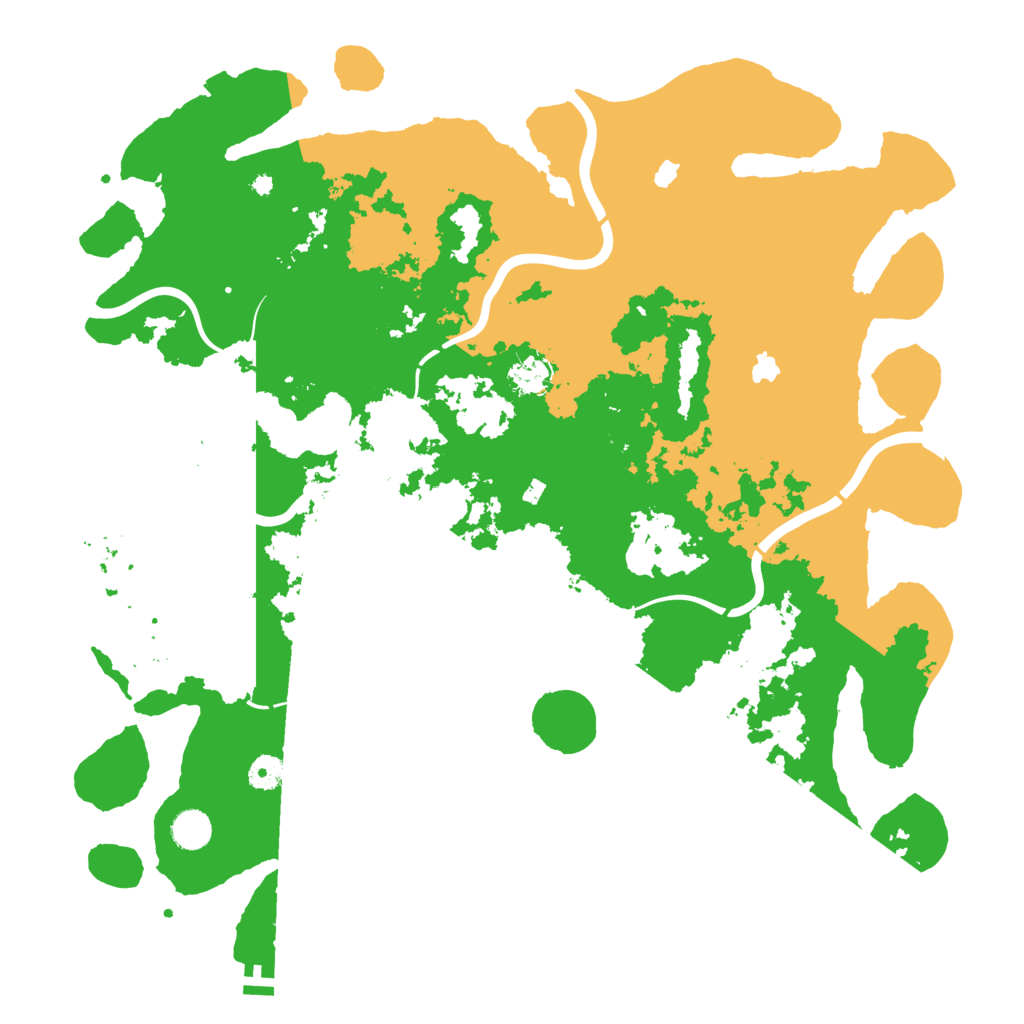 Biome Rust Map: Procedural Map, Size: 4500, Seed: 986604