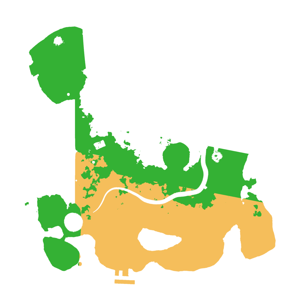 Biome Rust Map: Procedural Map, Size: 3000, Seed: 383834388