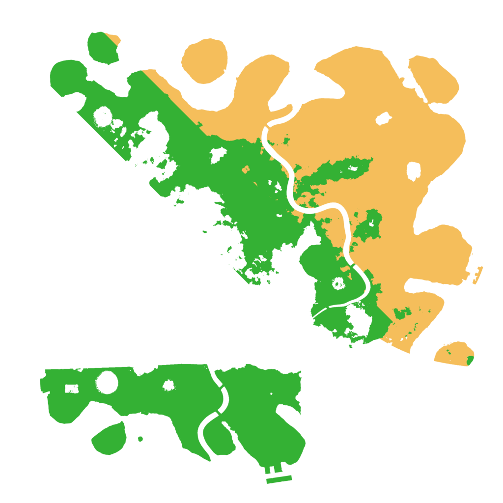 Biome Rust Map: Procedural Map, Size: 4000, Seed: 592989