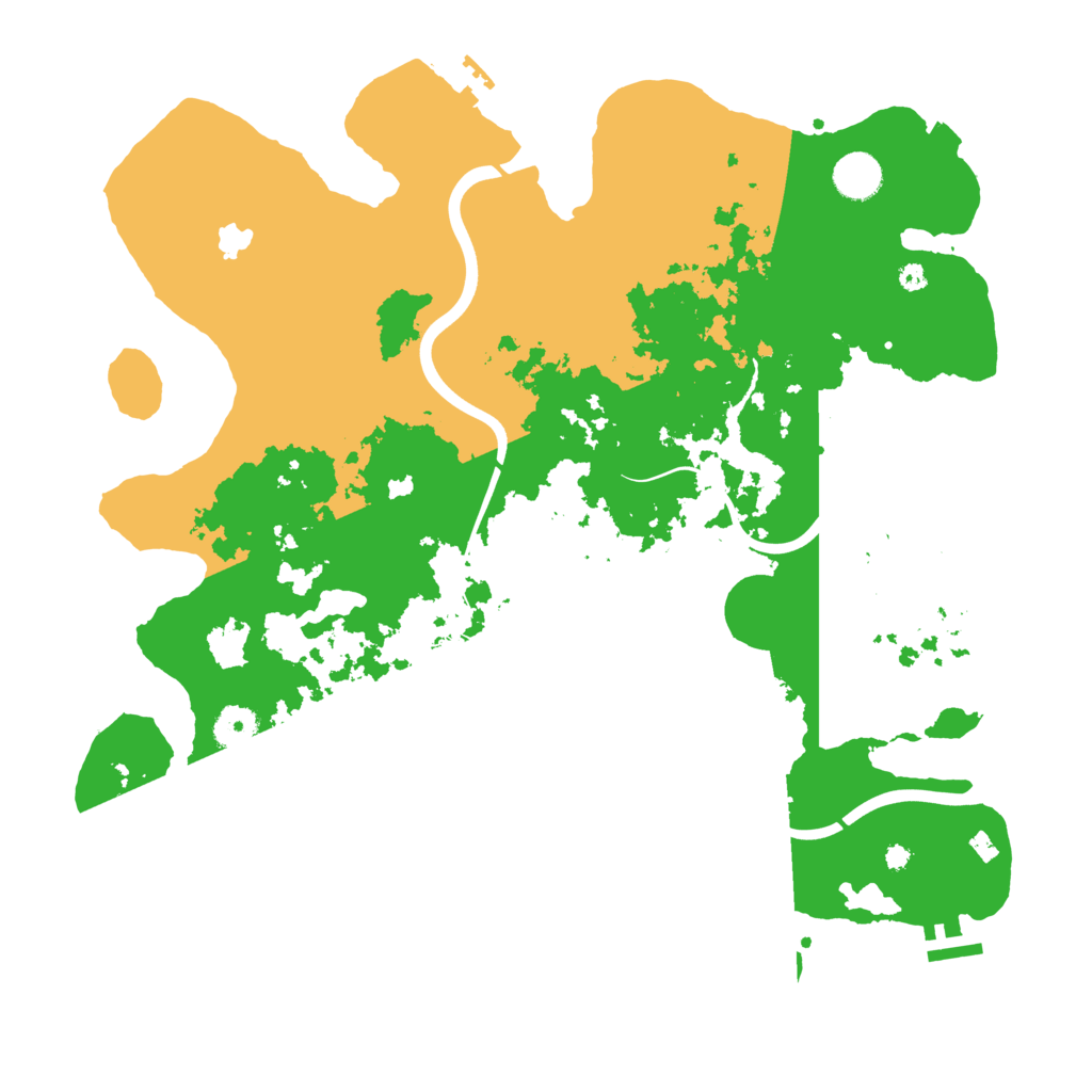 Biome Rust Map: Procedural Map, Size: 4000, Seed: 7134