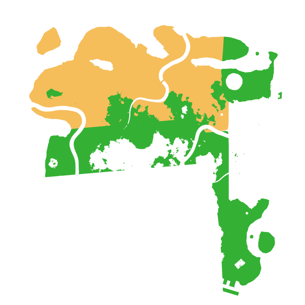 Biome Rust Map: Procedural Map, Size: 3400, Seed: 1518298466