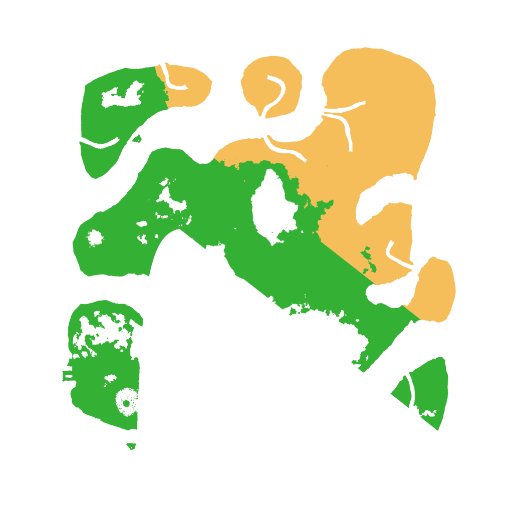 Biome Rust Map: Procedural Map, Size: 3000, Seed: 73