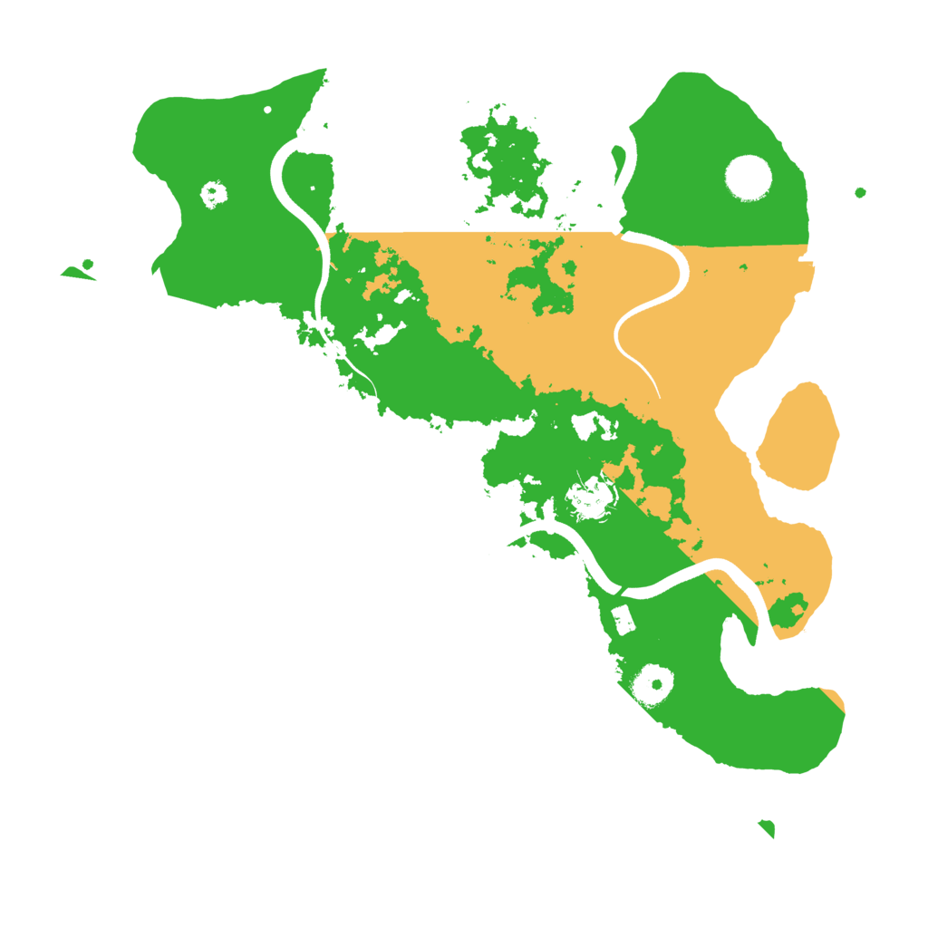 Biome Rust Map: Procedural Map, Size: 3550, Seed: 992212