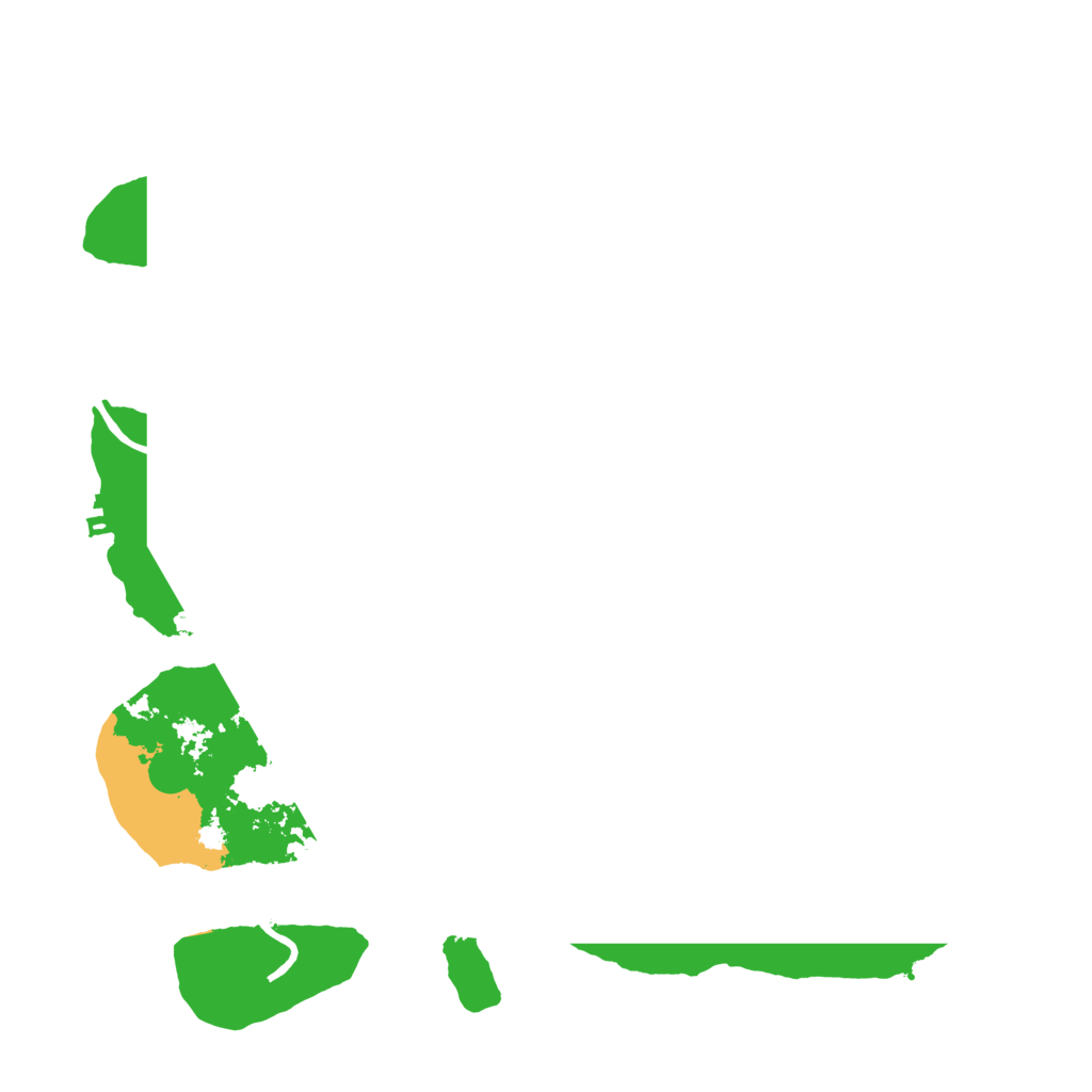 Biome Rust Map: Procedural Map, Size: 3500, Seed: 734823