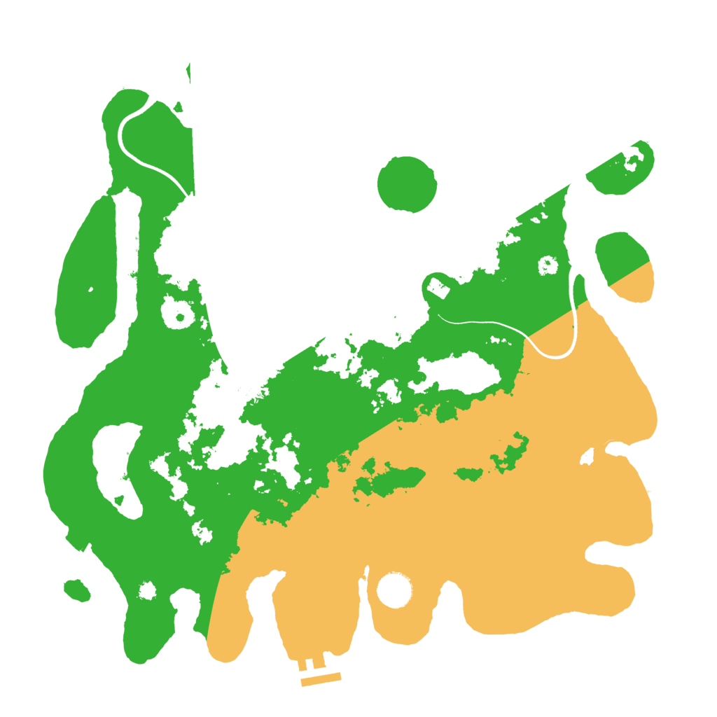 Biome Rust Map: Procedural Map, Size: 3600, Seed: 500000