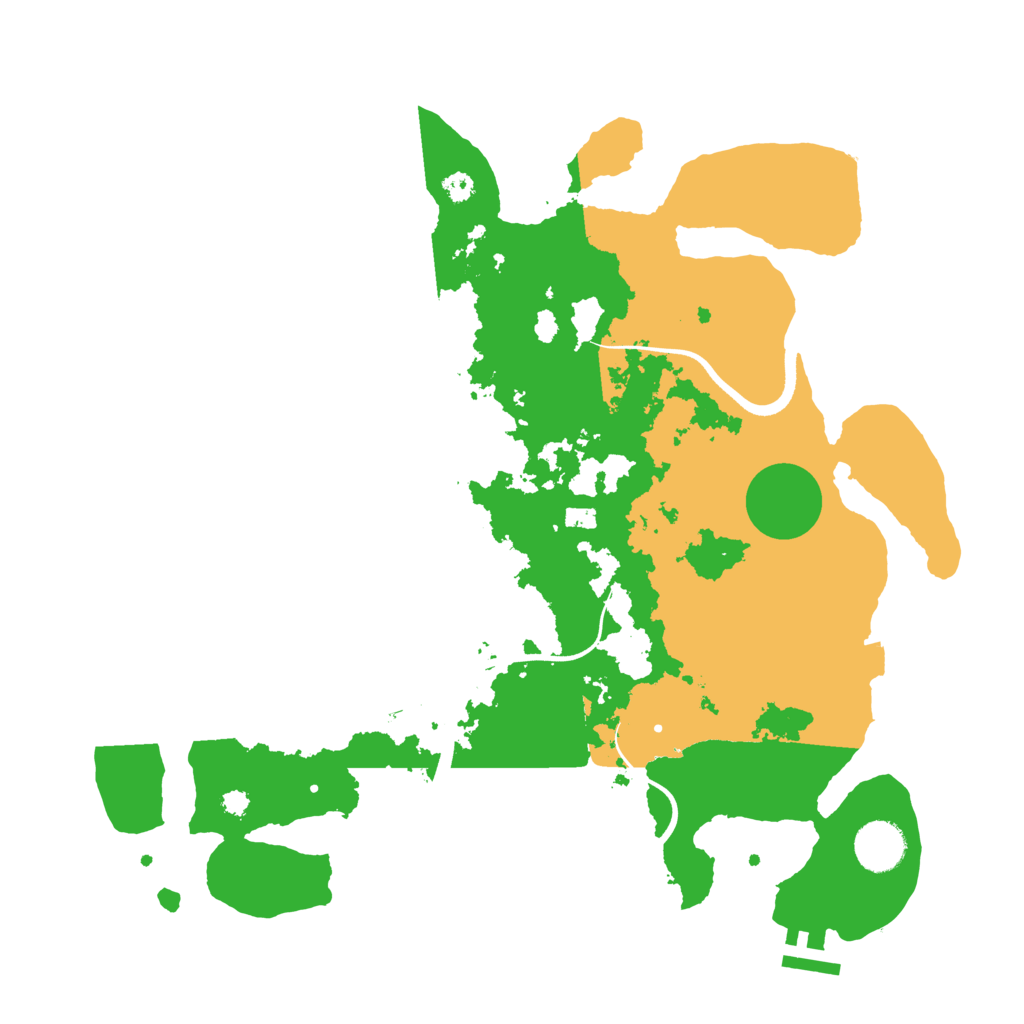 Biome Rust Map: Procedural Map, Size: 3550, Seed: 289892