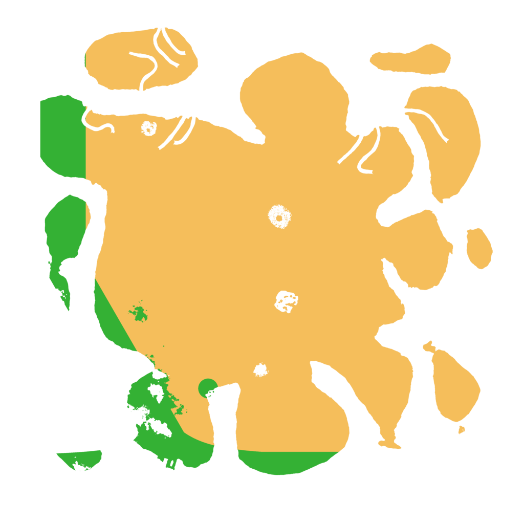 Biome Rust Map: Procedural Map, Size: 3500, Seed: 1252100189
