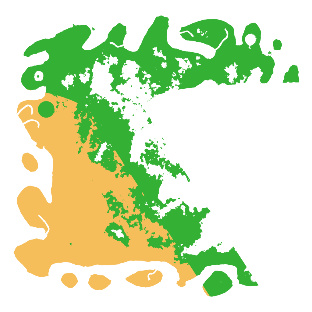 Biome Rust Map: Procedural Map, Size: 5000, Seed: 53