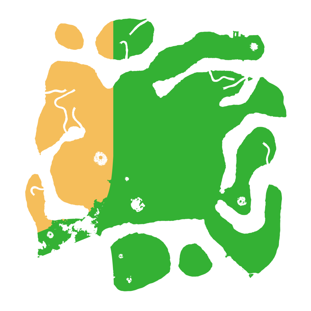 Biome Rust Map: Procedural Map, Size: 3500, Seed: 241043