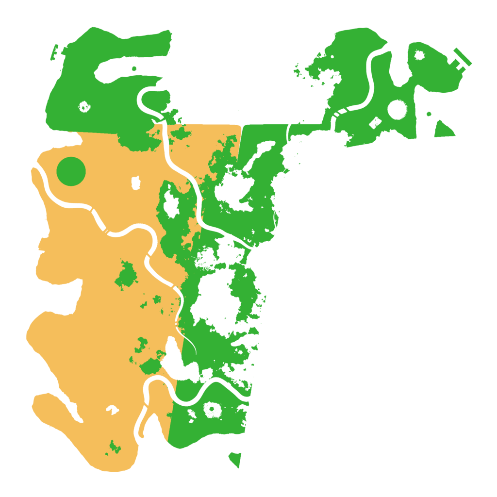 Biome Rust Map: Procedural Map, Size: 4500, Seed: 84498523