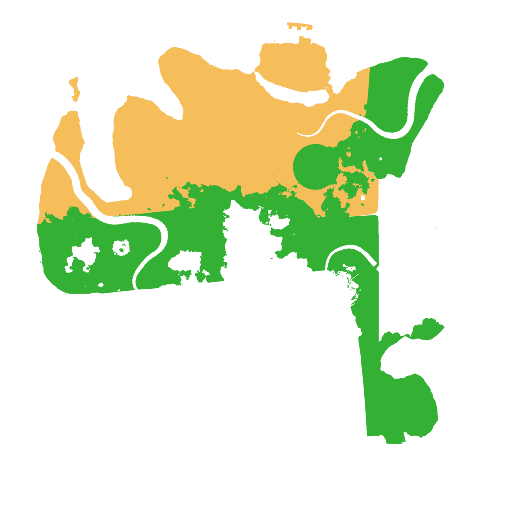 Biome Rust Map: Procedural Map, Size: 3000, Seed: 802072