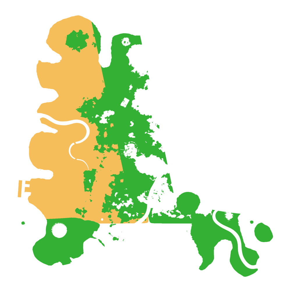 Biome Rust Map: Procedural Map, Size: 3550, Seed: 727696