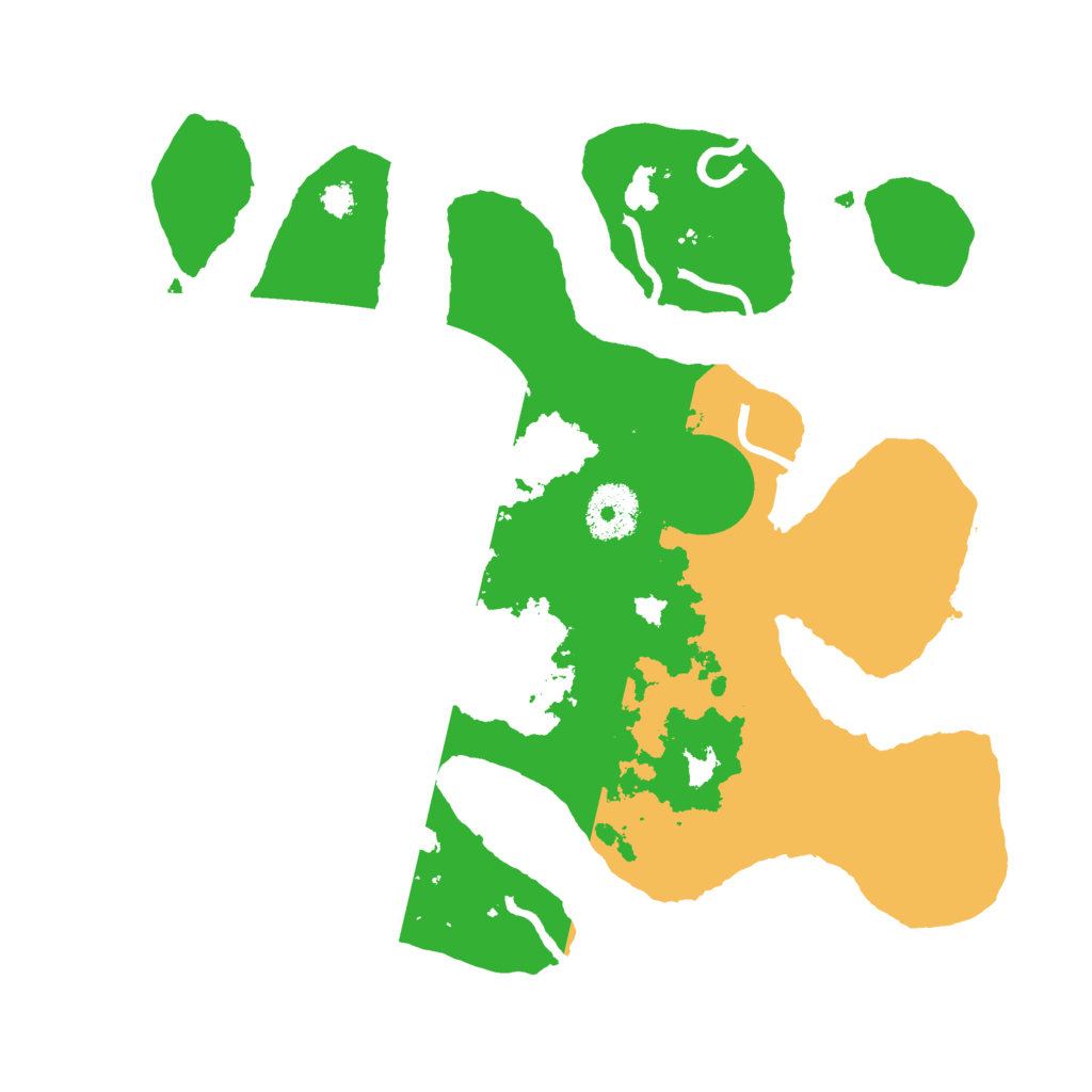 Biome Rust Map: Procedural Map, Size: 3000, Seed: 728137616