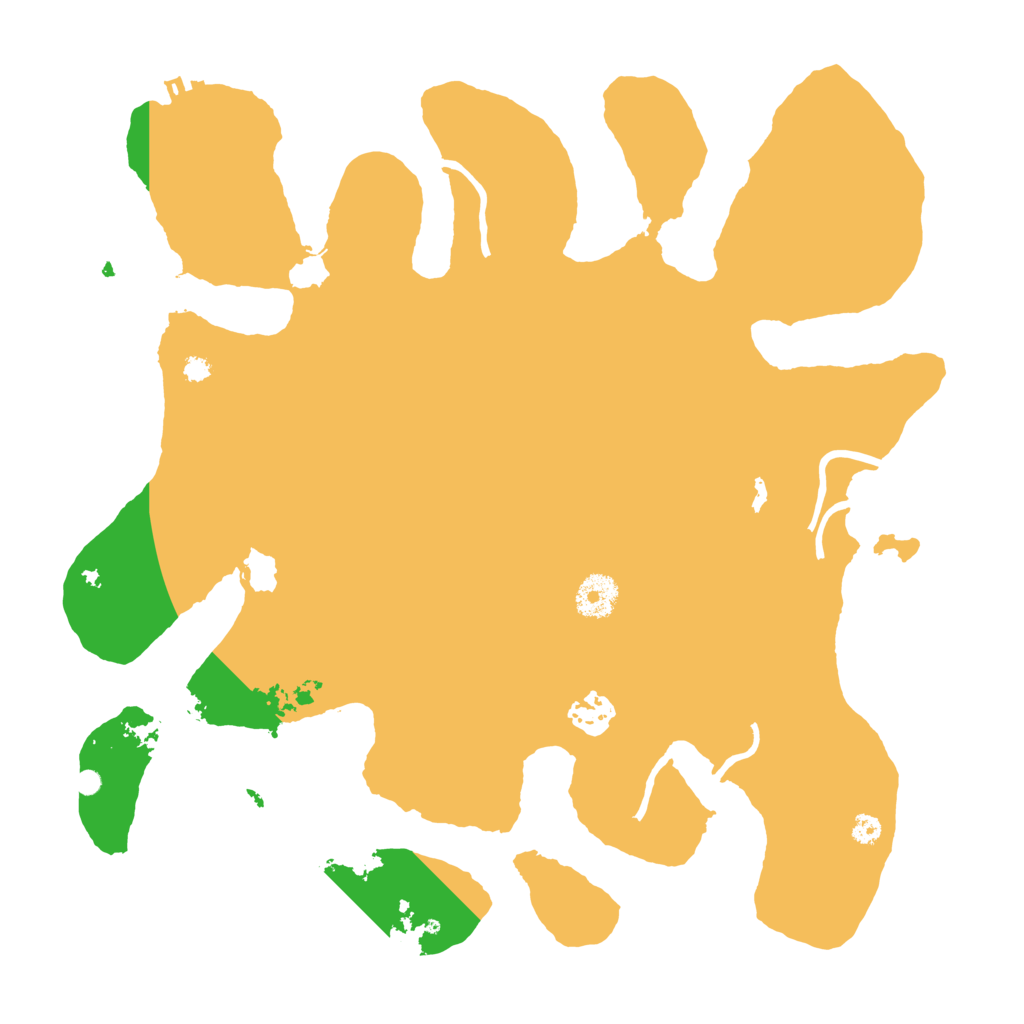 Biome Rust Map: Procedural Map, Size: 3550, Seed: 146798