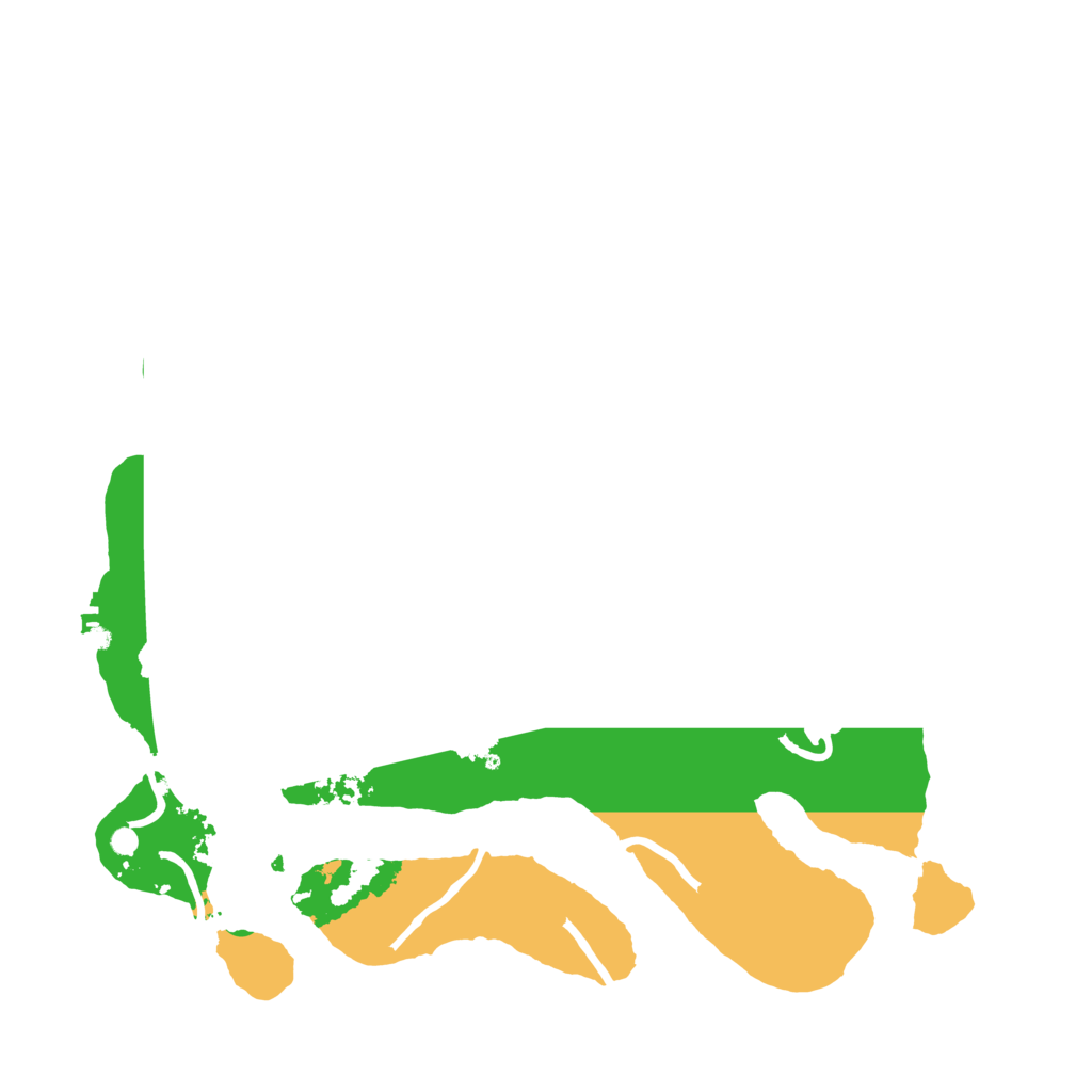 Biome Rust Map: Procedural Map, Size: 3500, Seed: 3868369