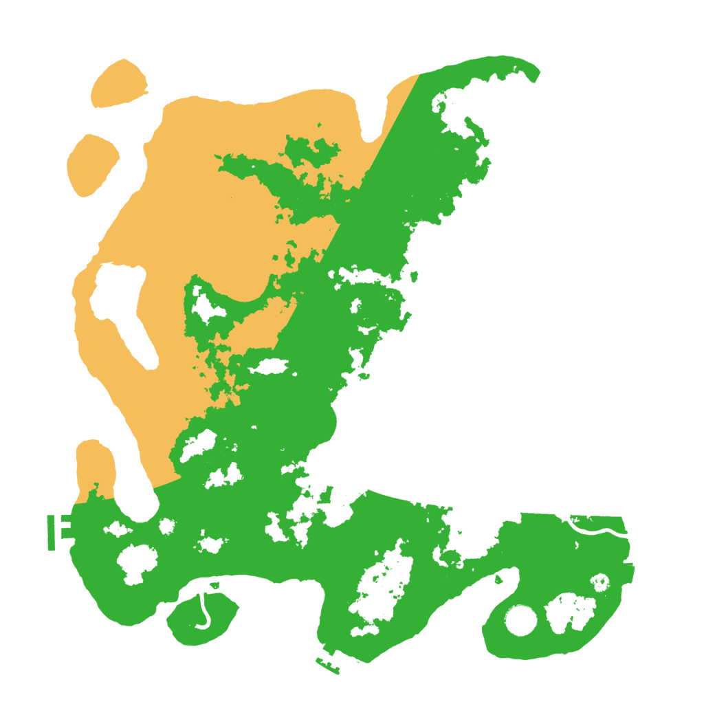 Biome Rust Map: Procedural Map, Size: 4000, Seed: 734514
