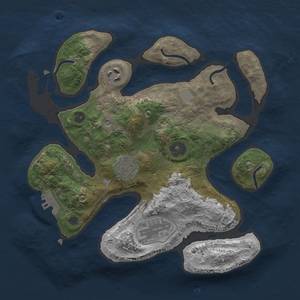 Thumbnail Rust Map: Procedural Map, Size: 2800, Seed: 1489761254, 10 Monuments