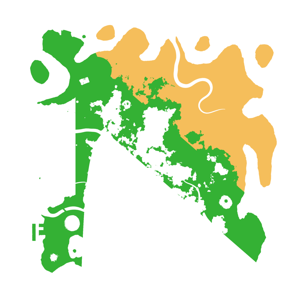 Biome Rust Map: Procedural Map, Size: 3550, Seed: 450370