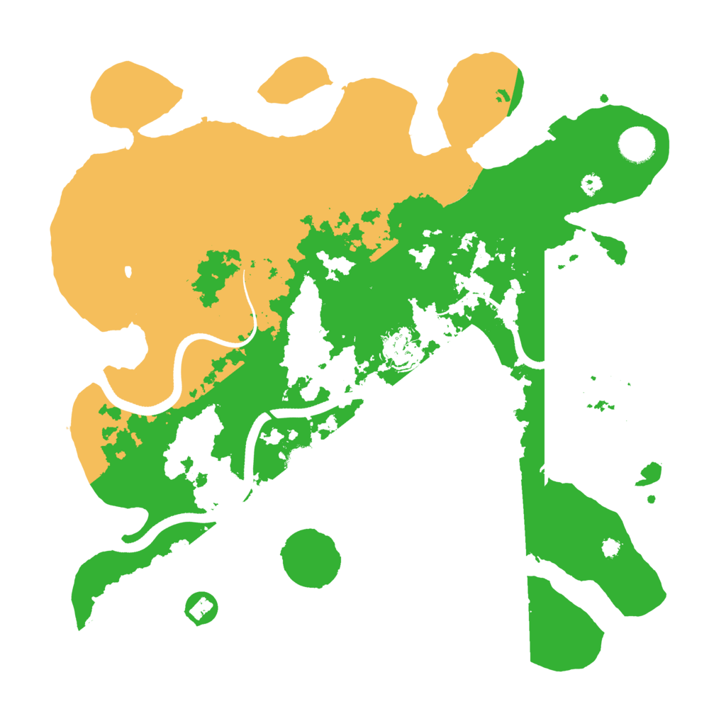 Biome Rust Map: Procedural Map, Size: 3550, Seed: 813532