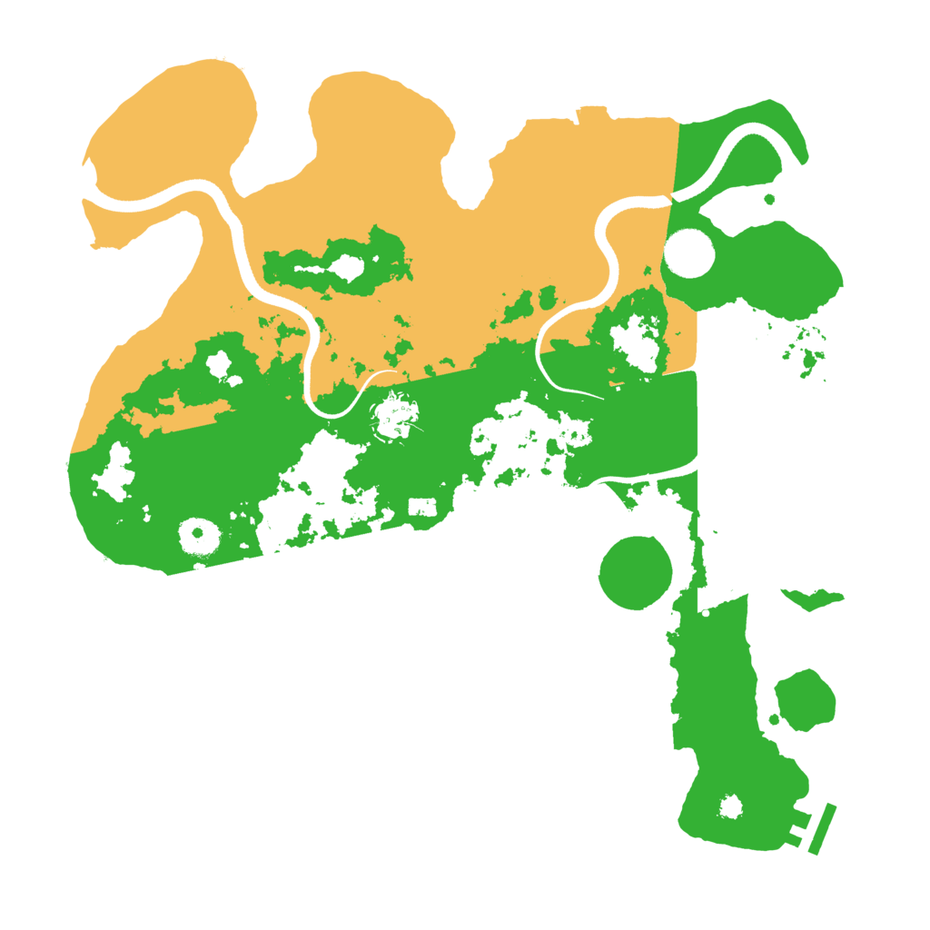 Biome Rust Map: Procedural Map, Size: 3550, Seed: 251172