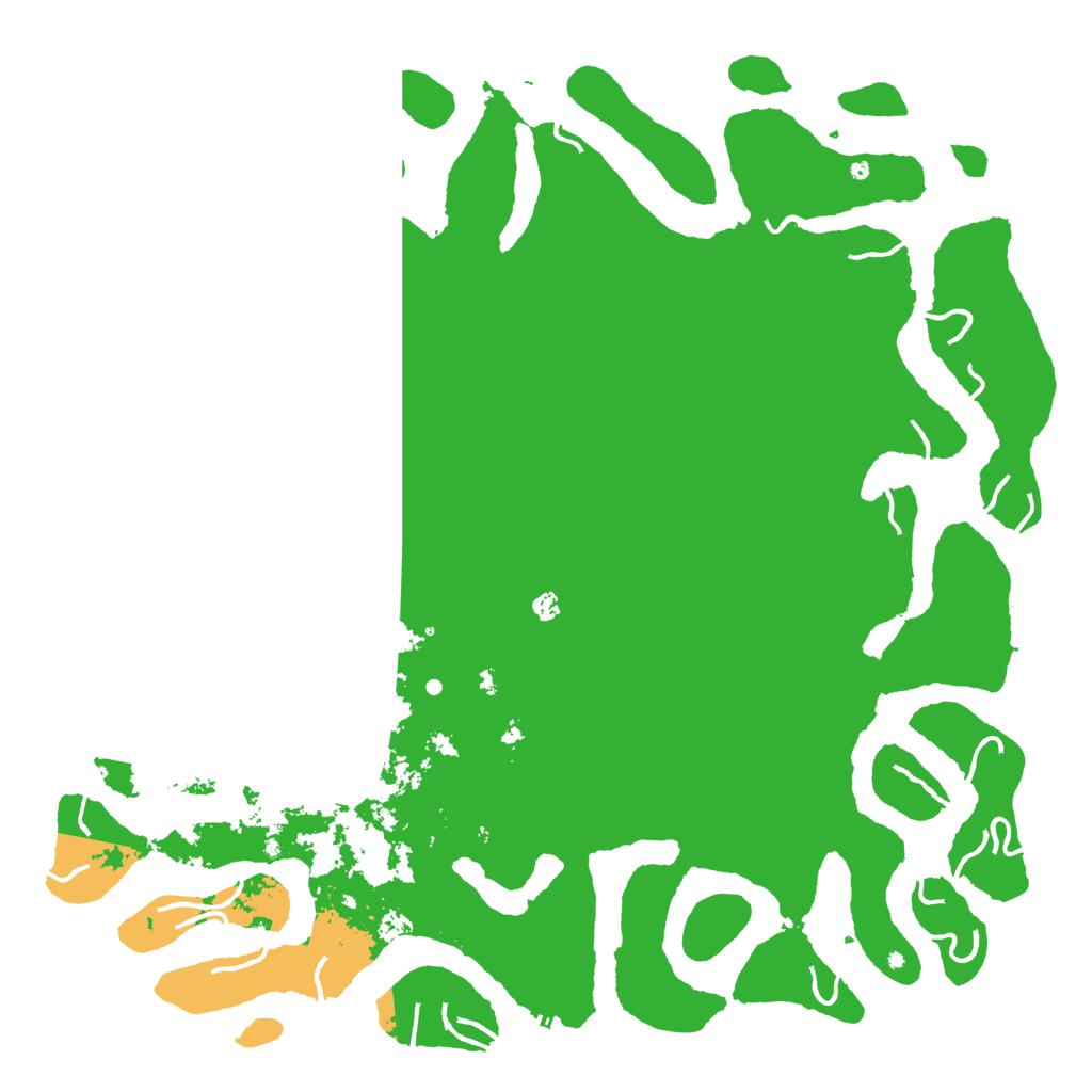 Biome Rust Map: Procedural Map, Size: 6000, Seed: 150
