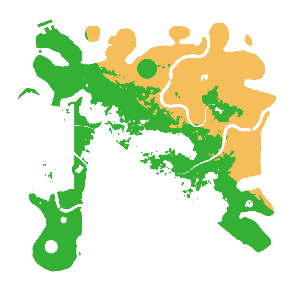 Biome Rust Map: Procedural Map, Size: 4000, Seed: 193514
