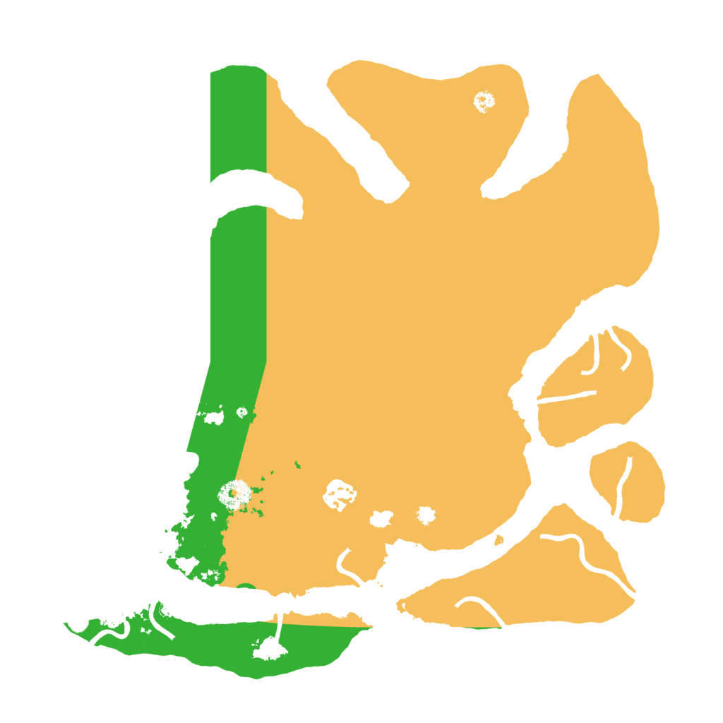 Biome Rust Map: Procedural Map, Size: 3500, Seed: 7853534