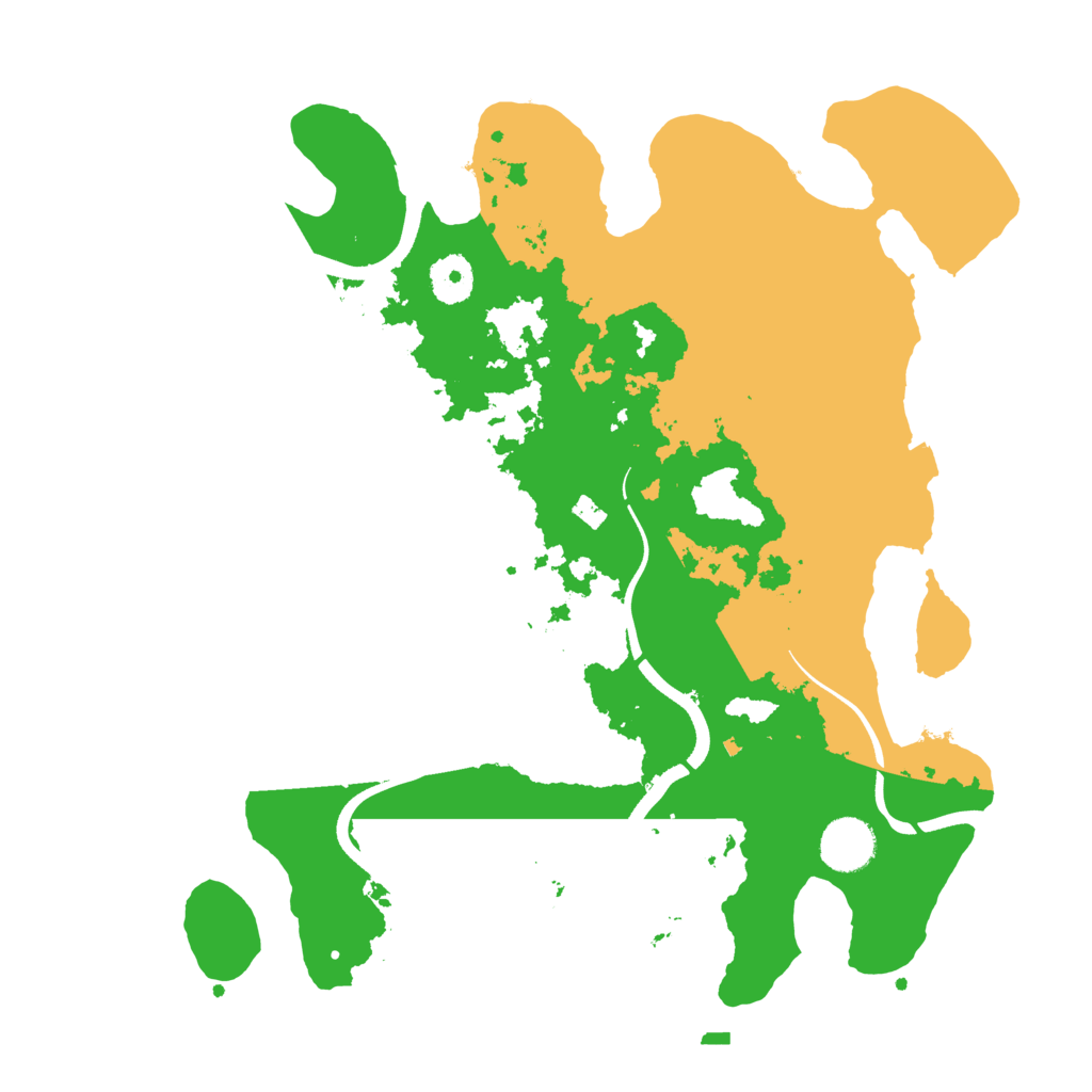 Biome Rust Map: Procedural Map, Size: 3550, Seed: 956028