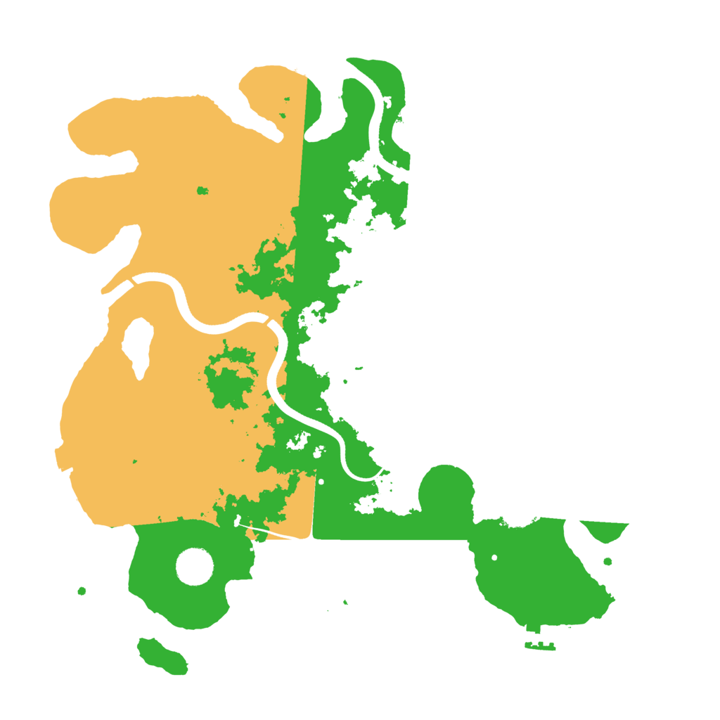 Biome Rust Map: Procedural Map, Size: 3550, Seed: 172662