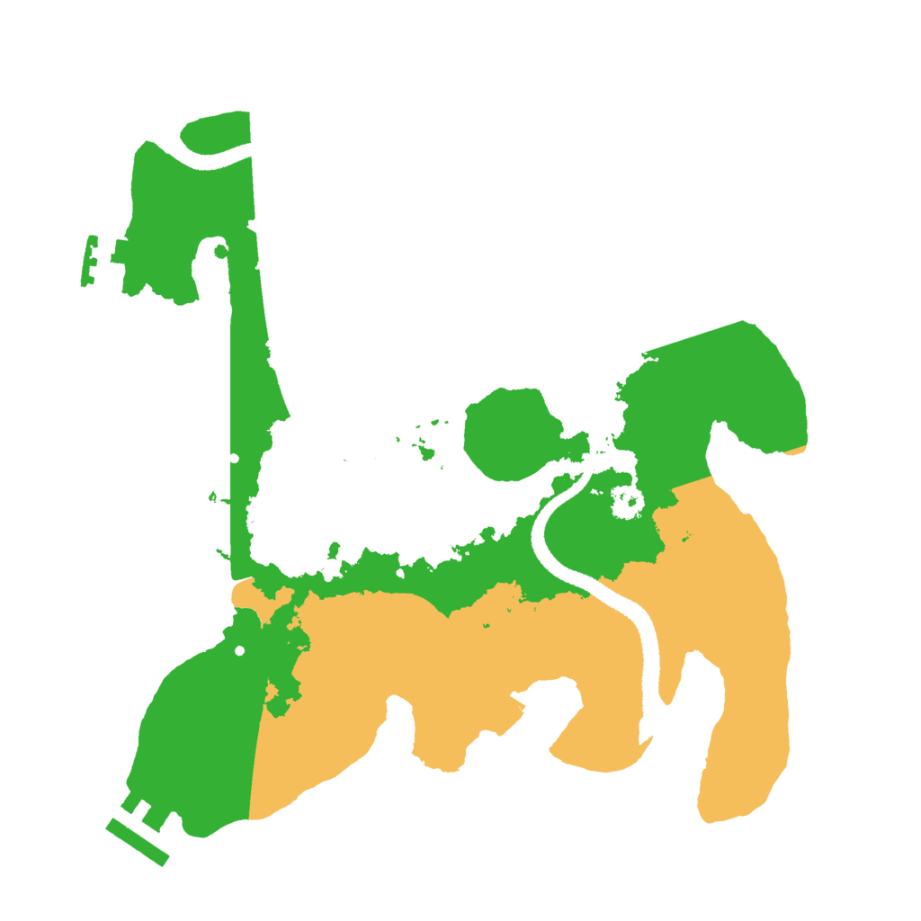 Biome Rust Map: Procedural Map, Size: 2700, Seed: 987987