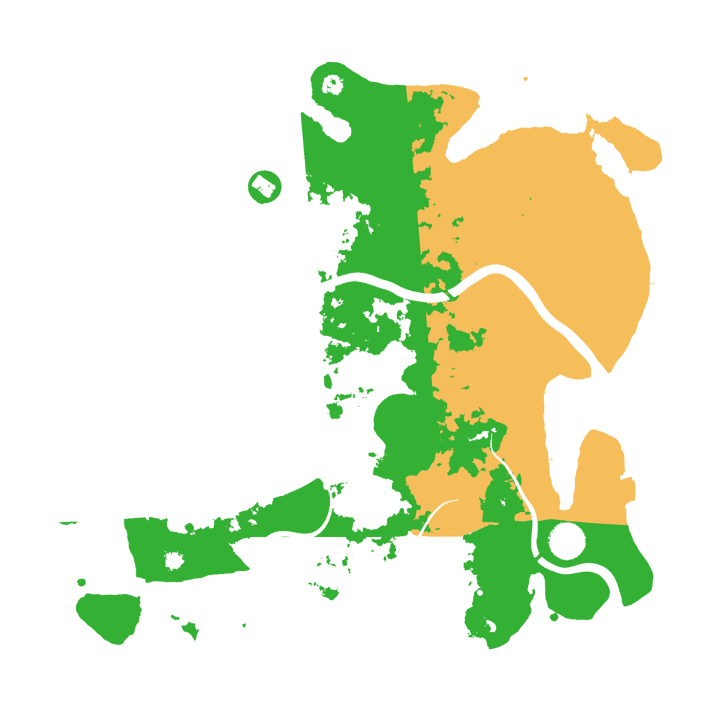 Biome Rust Map: Procedural Map, Size: 3500, Seed: 1946489653