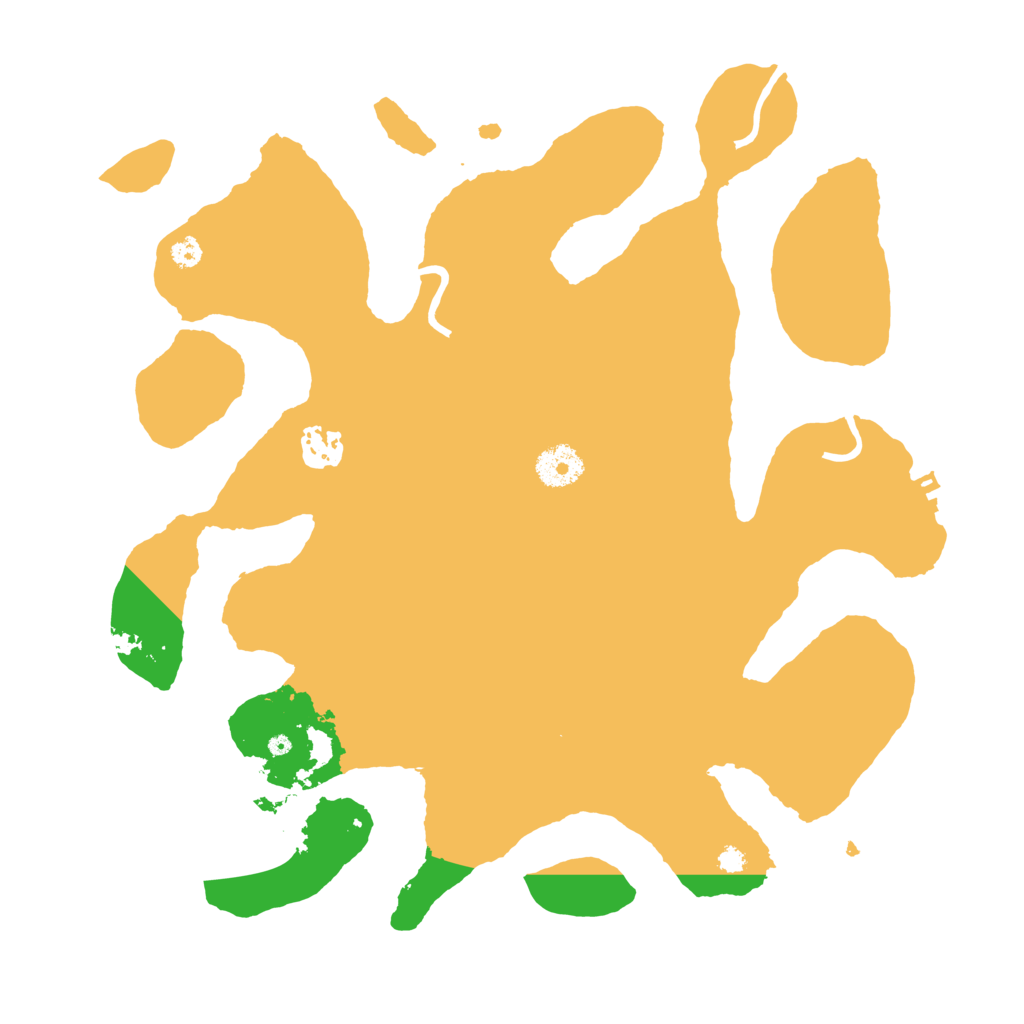 Biome Rust Map: Procedural Map, Size: 3500, Seed: 1306222529