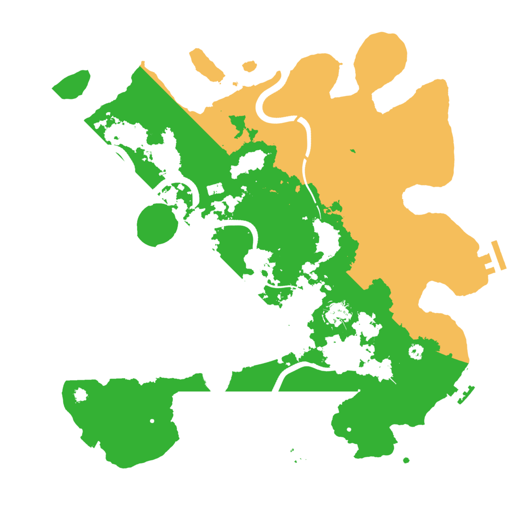 Biome Rust Map: Procedural Map, Size: 3500, Seed: 1306222529