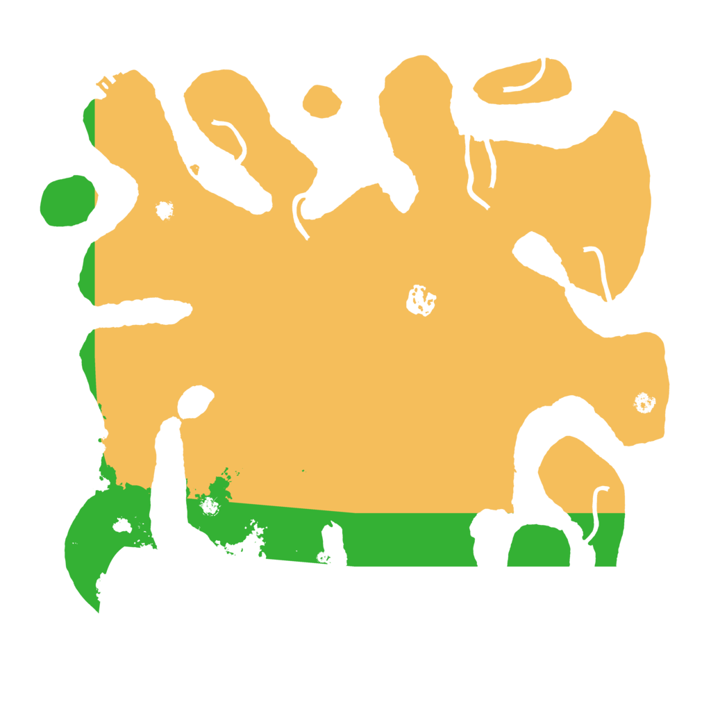 Biome Rust Map: Procedural Map, Size: 3550, Seed: 808410