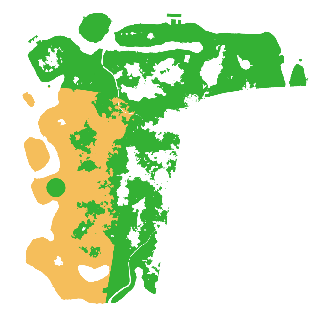 Biome Rust Map: Procedural Map, Size: 4500, Seed: 4028970