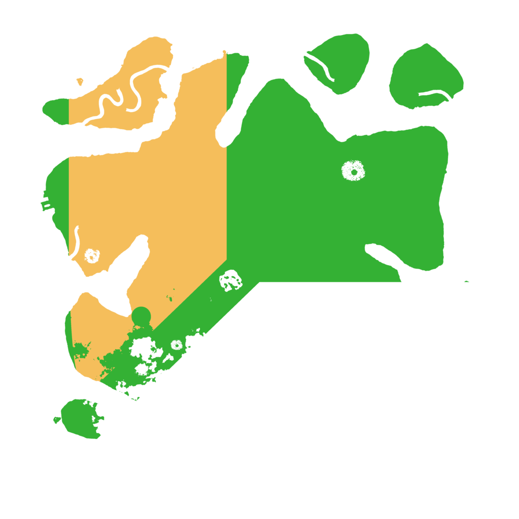 Biome Rust Map: Procedural Map, Size: 3550, Seed: 182792