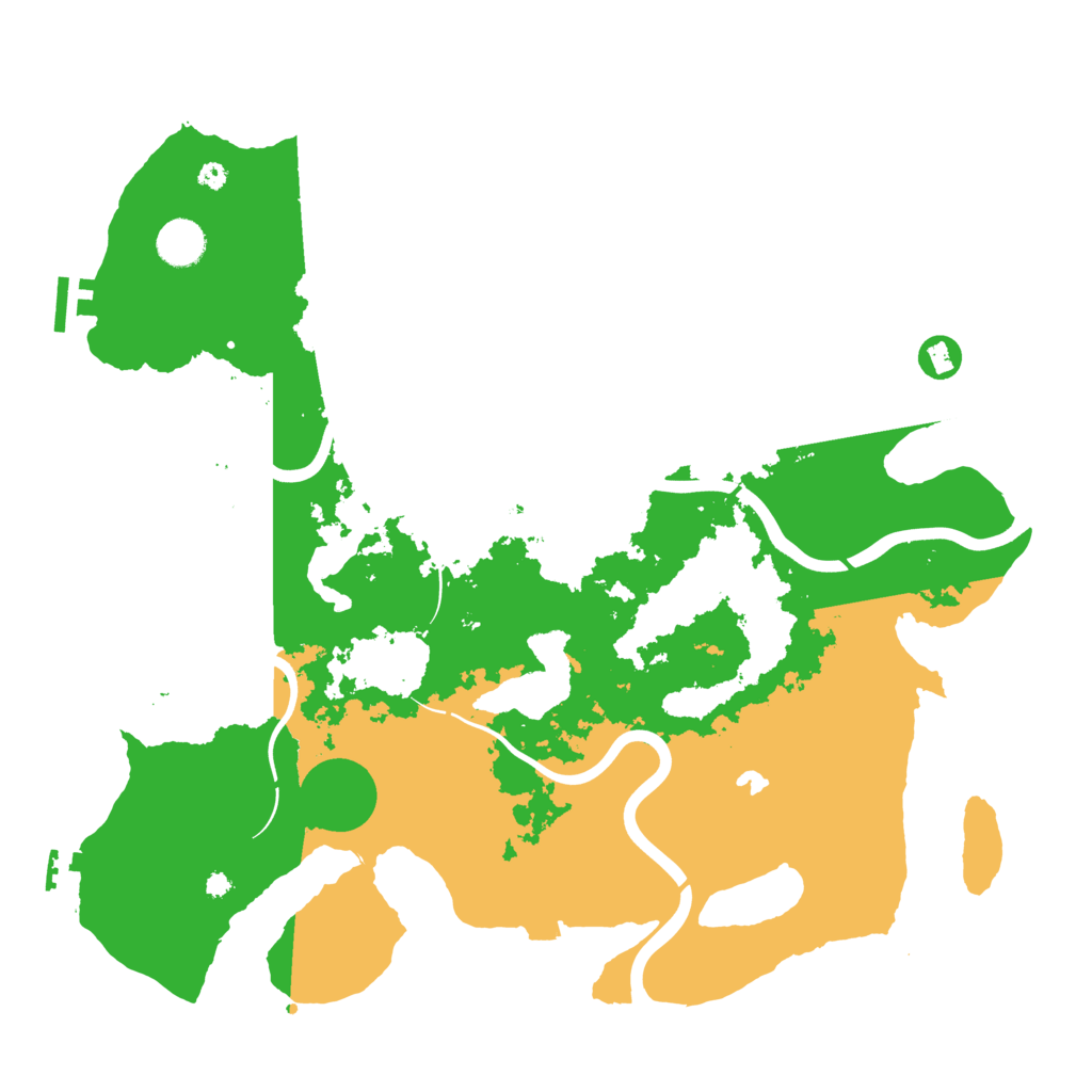 Biome Rust Map: Procedural Map, Size: 4000, Seed: 104009