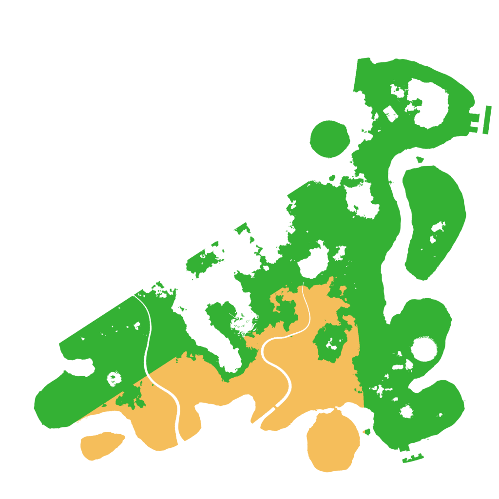 Biome Rust Map: Procedural Map, Size: 3550, Seed: 118441