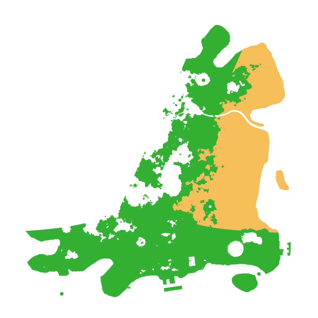 Biome Rust Map: Procedural Map, Size: 3550, Seed: 482842
