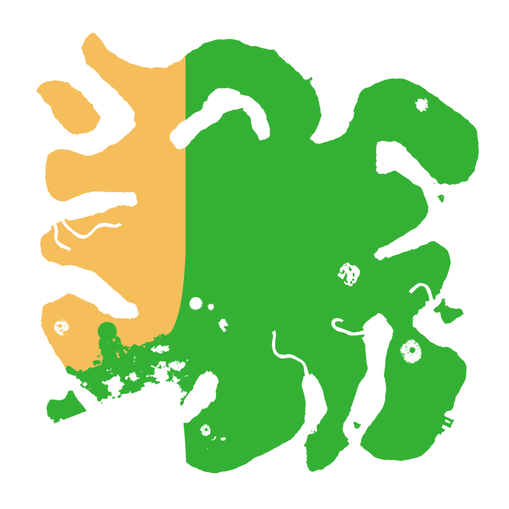 Biome Rust Map: Procedural Map, Size: 3550, Seed: 560591