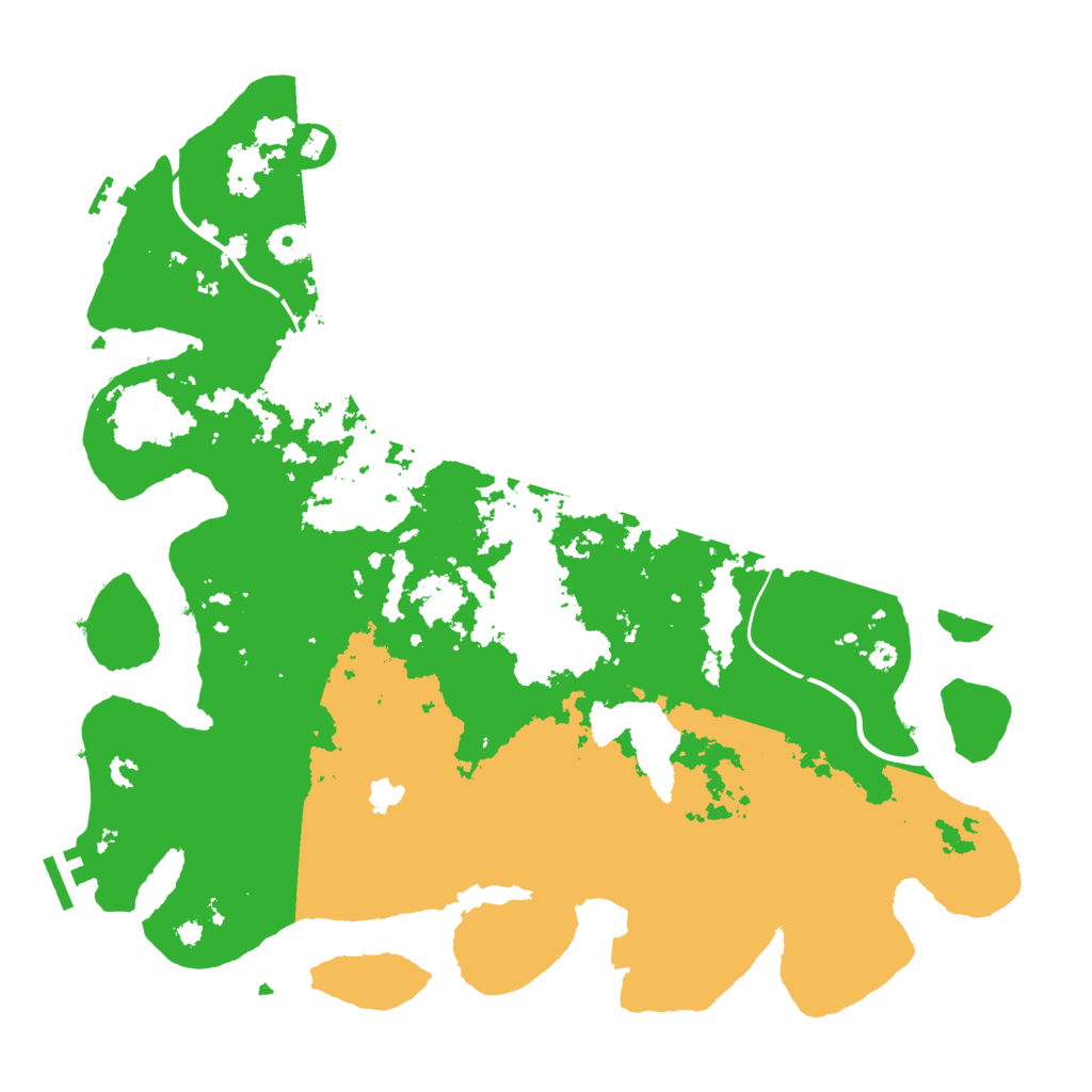 Biome Rust Map: Procedural Map, Size: 4000, Seed: 568419