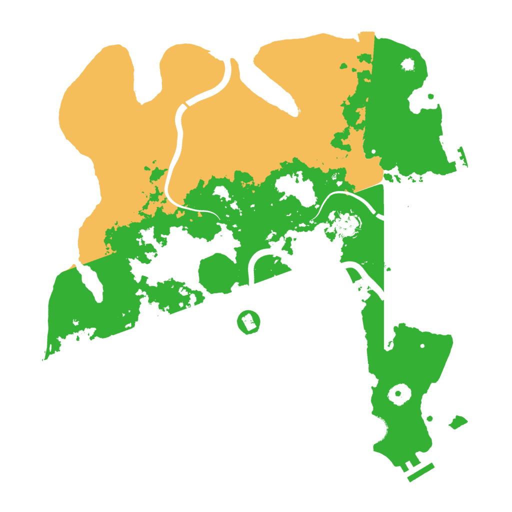 Biome Rust Map: Procedural Map, Size: 3550, Seed: 217632