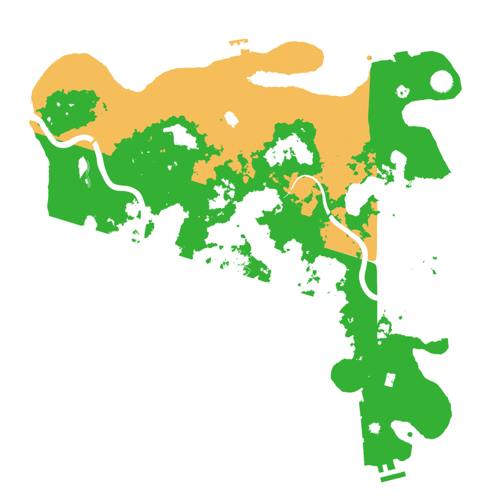 Biome Rust Map: Procedural Map, Size: 4000, Seed: 29462