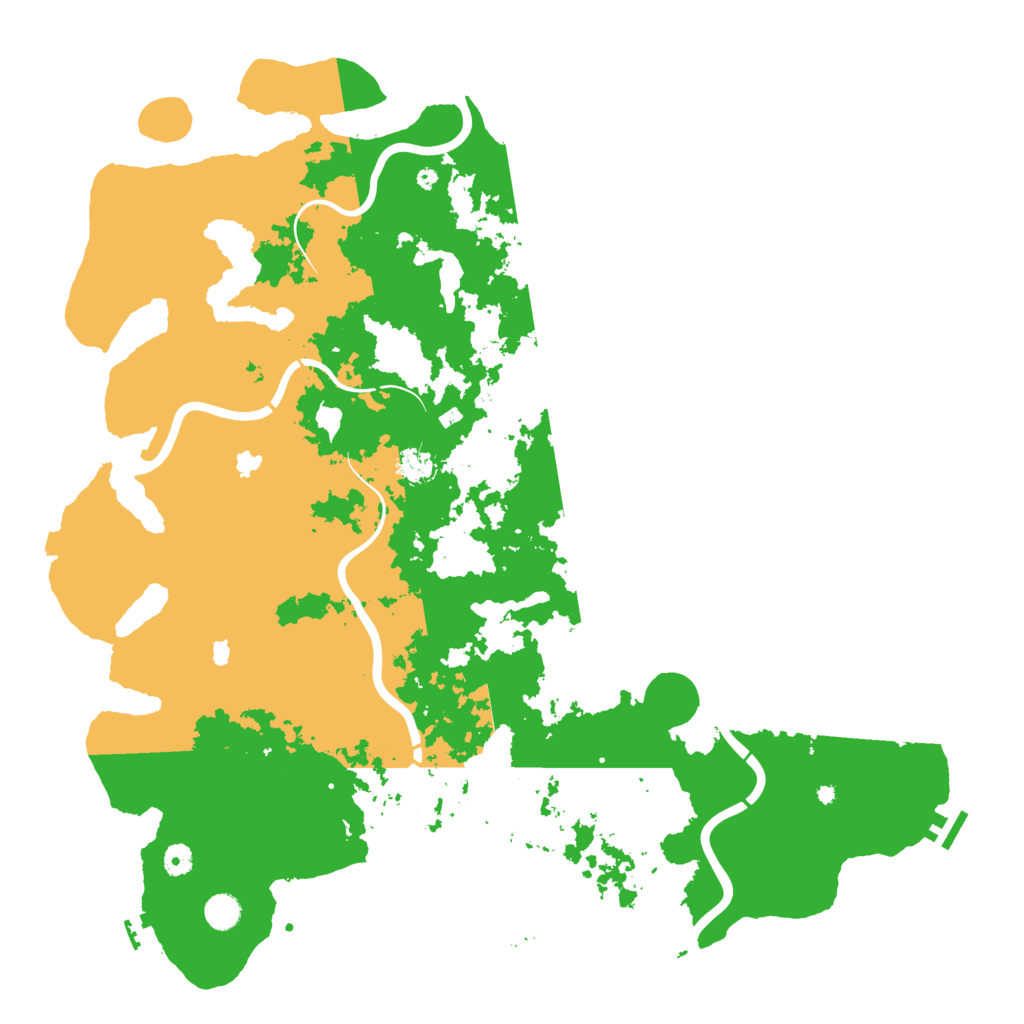 Biome Rust Map: Procedural Map, Size: 5000, Seed: 43746