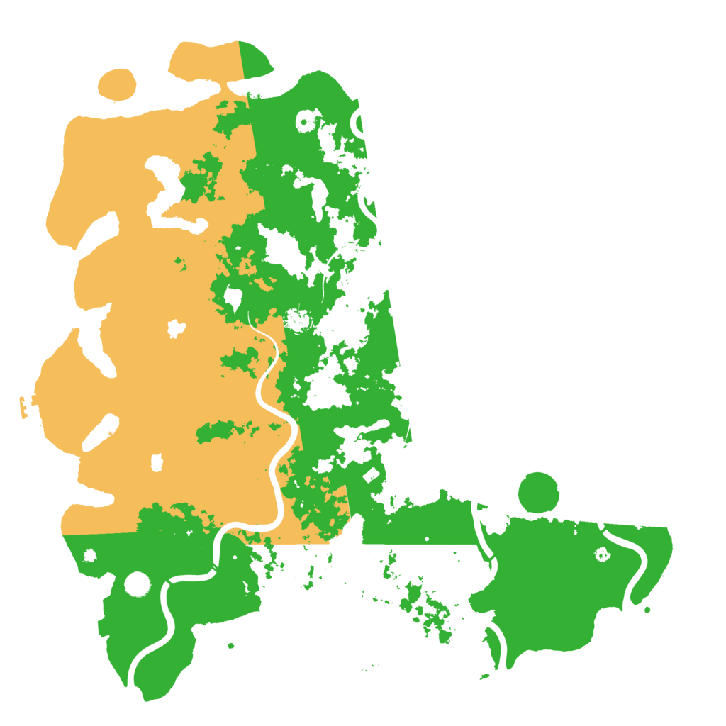 Biome Rust Map: Procedural Map, Size: 5000, Seed: 43746