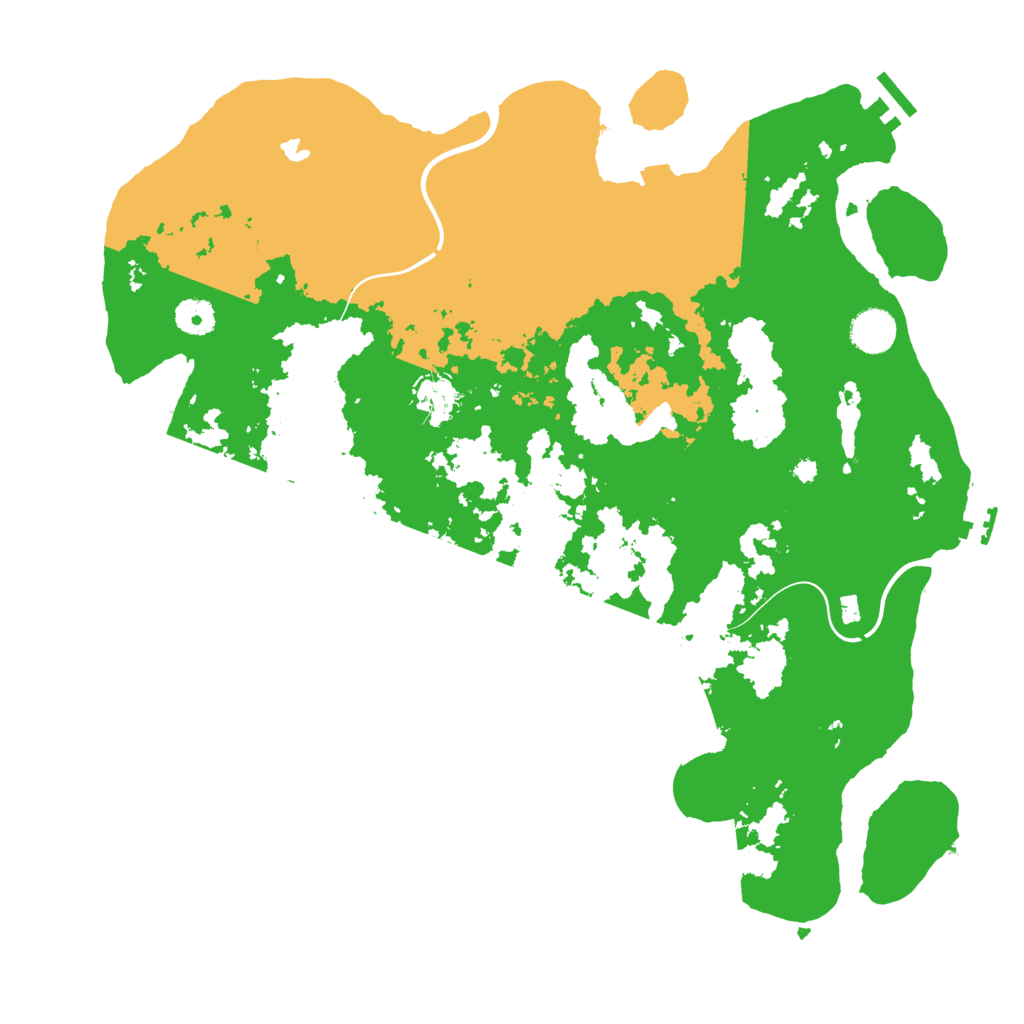 Biome Rust Map: Procedural Map, Size: 4000, Seed: 16189128