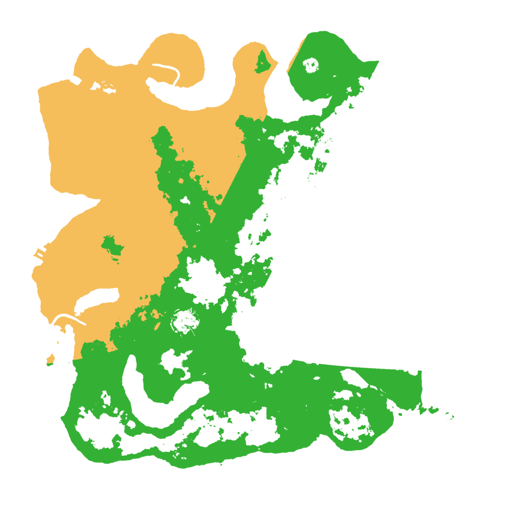 Biome Rust Map: Procedural Map, Size: 3500, Seed: 1117