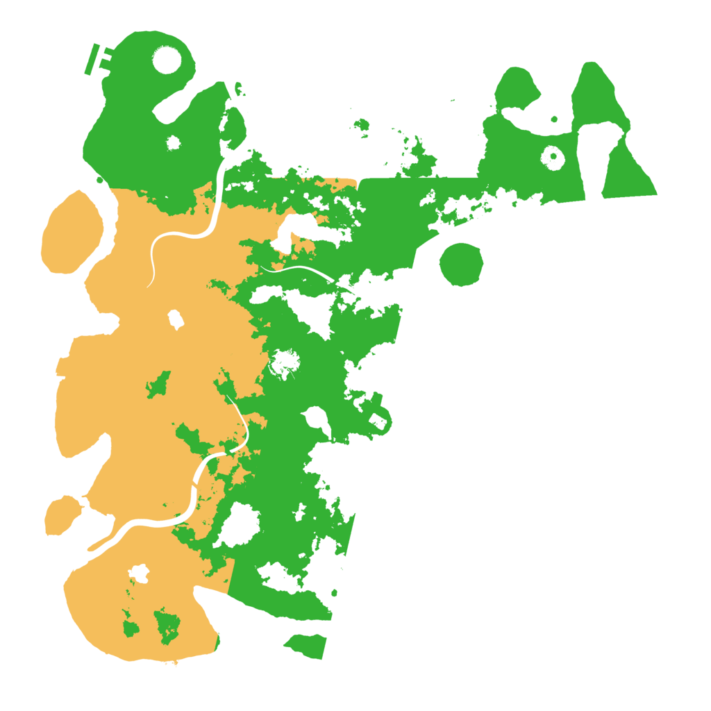 Biome Rust Map: Procedural Map, Size: 4500, Seed: 97491088